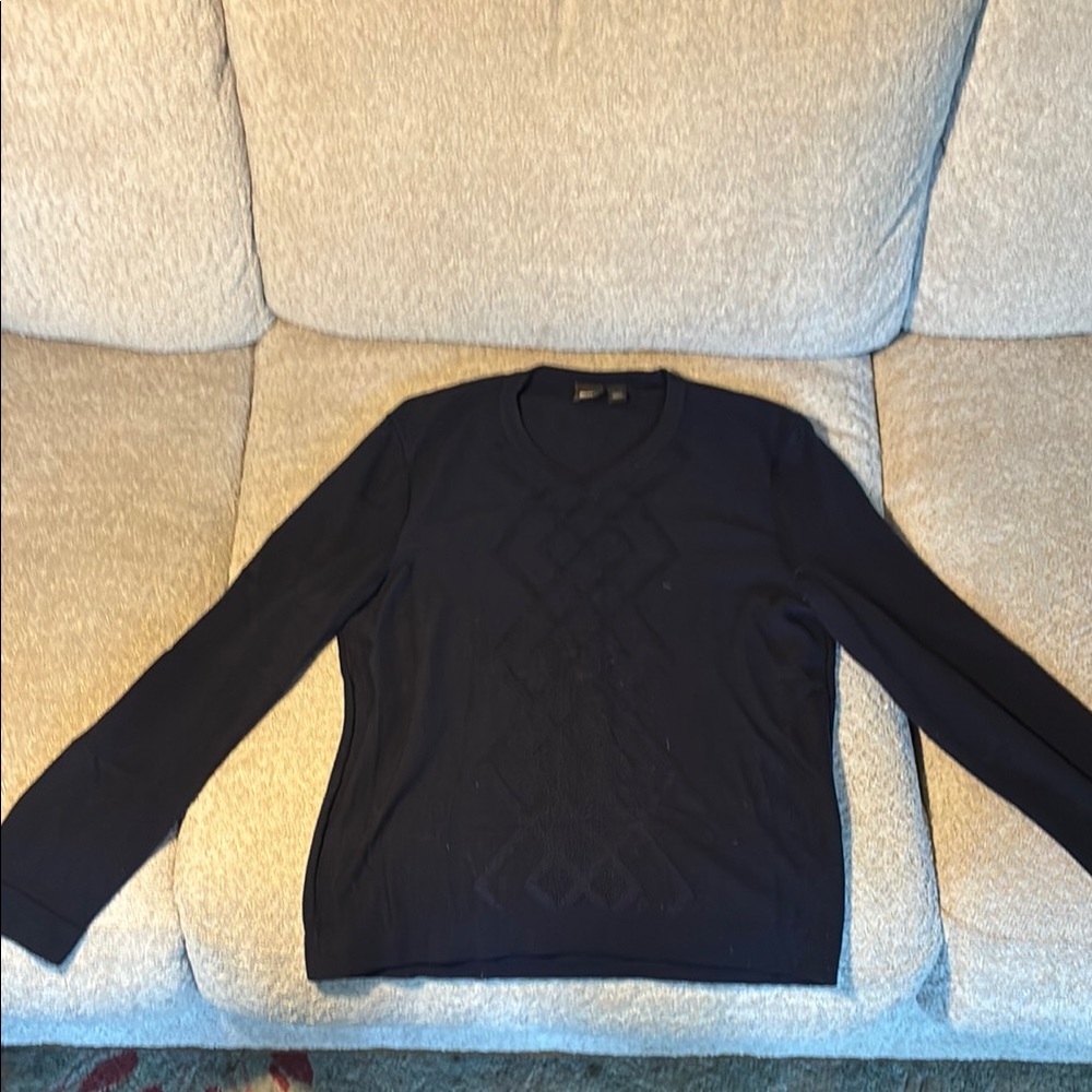 Hugo Boss Navy Crewneck Sweater